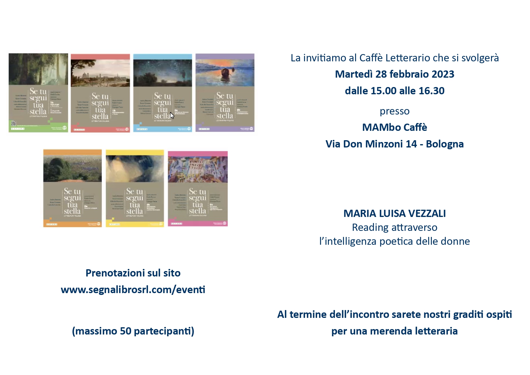 SE TU SEGUI TUA STELLA - CAFFE' LETTERARIO
